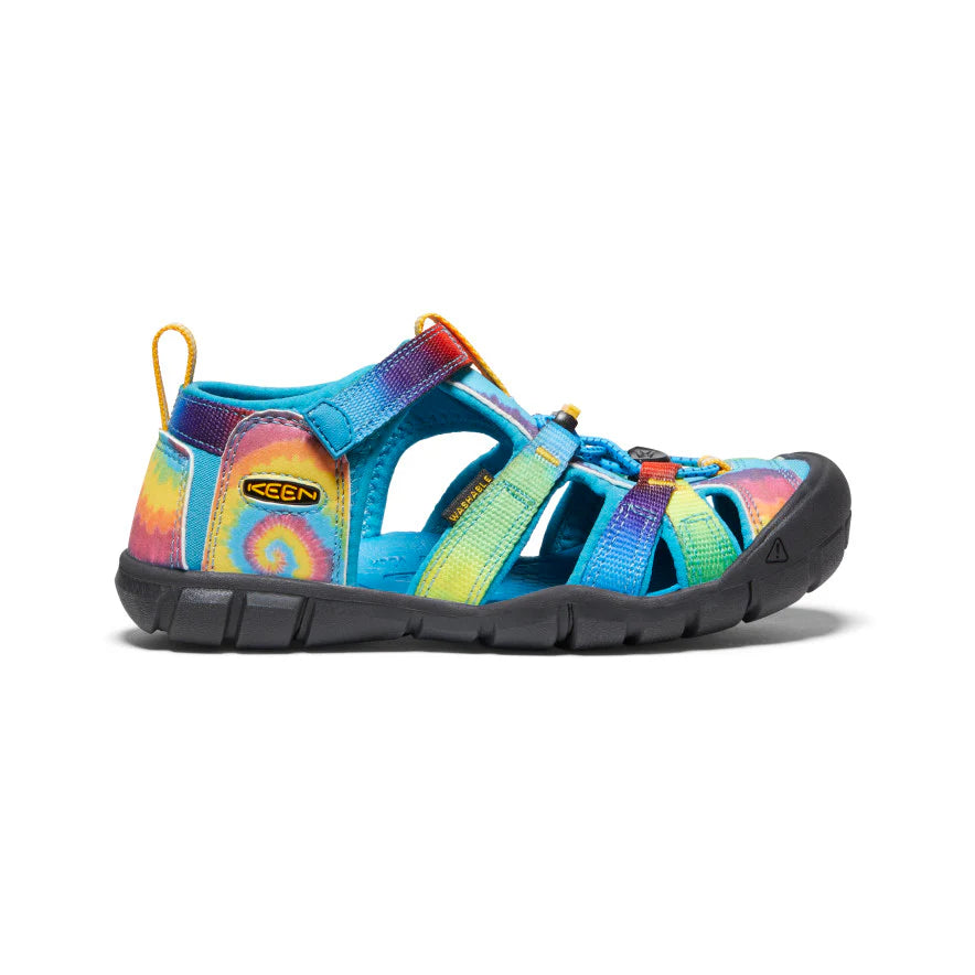 YOUTH SEACAMP II CNX Vivid Blue/Original Tie Dye Water Shoes - Perfect for Beach, Pool, Water Sports & Summer Activities