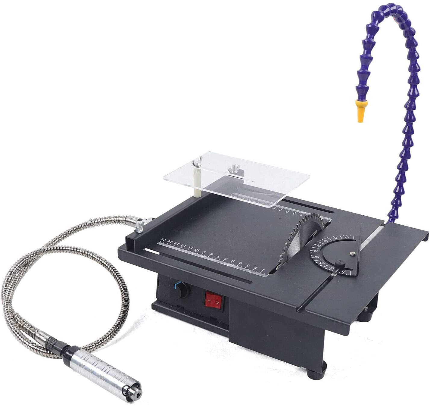 TFCFL Electric Gem Engraving Cutting & Polishing Machine - 7-Speed Adjustable Bench Grinder for Jade Carving, Milling & Table Saw Work | Perfect for Jewelry Making, Stone Polishing & DIY Craft Projects