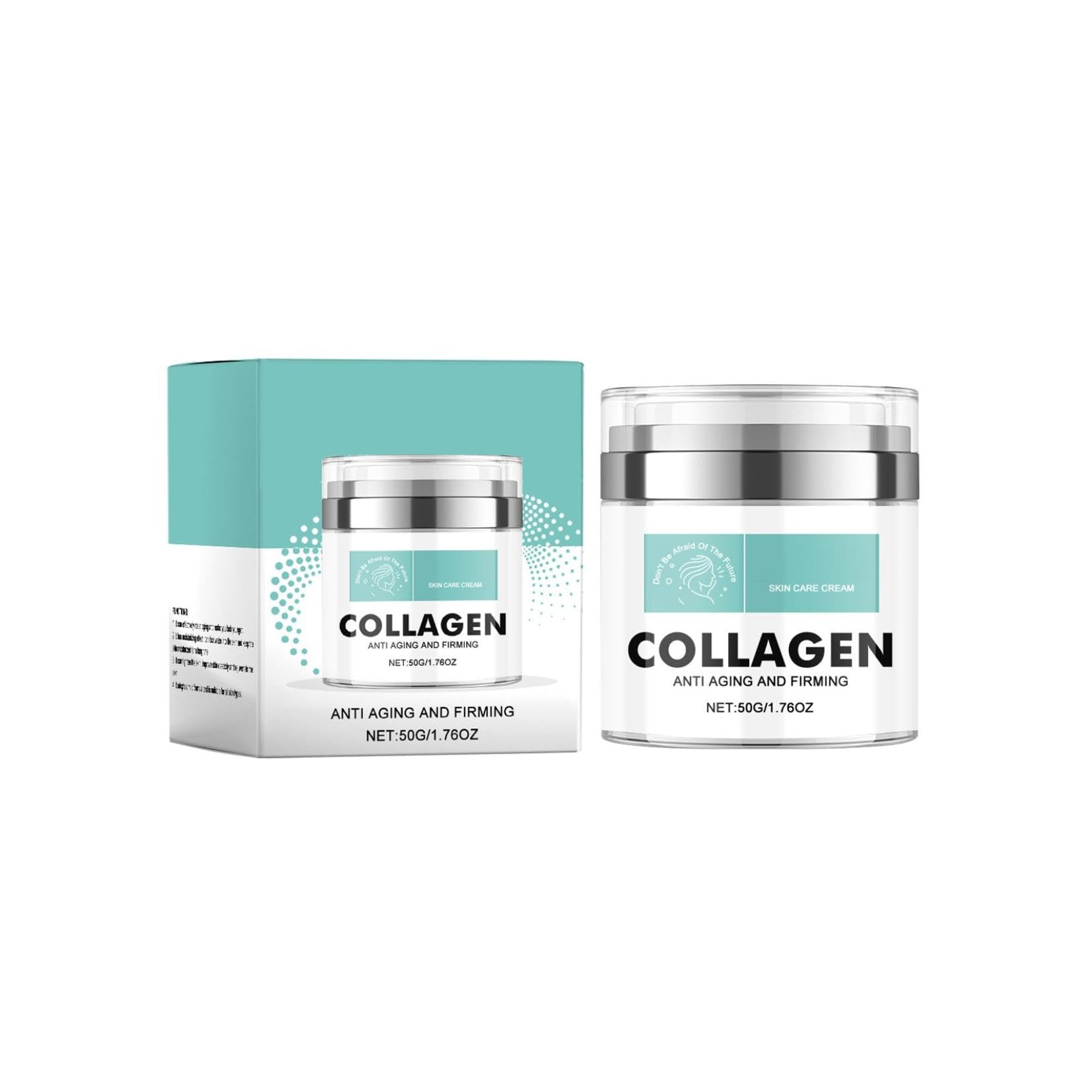 Collagen Power Lifting Face Cream - Anti-Aging Moisturizer with Hyaluronic Acid for Wrinkle Reduction & Skin Tightening | Hydrating Night Cream for Women & Men | Perfect for Daily Skincare Routine & Anti-Wrinkle Treatment