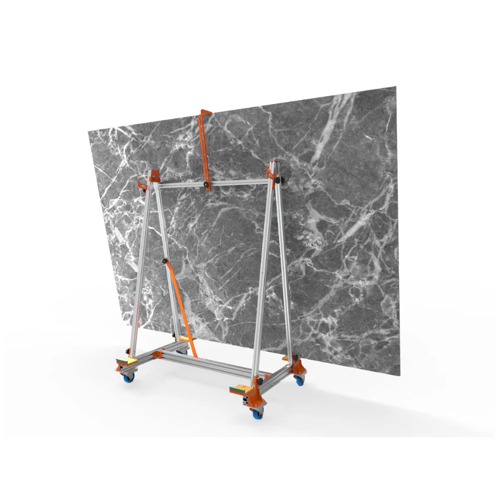 Battipav Heavy Duty Cargo Handling Trolley - Industrial Warehouse Utility Cart with 330 LBS Capacity for Loading, Moving & Transporting Goods - Perfect for Warehouses, Factories & Logistics Centers