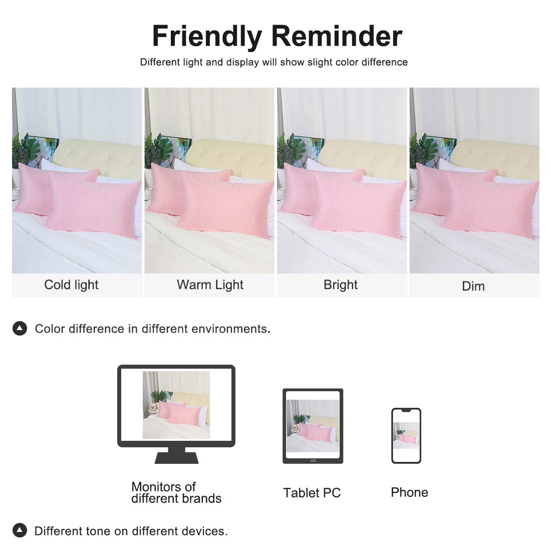 Luxury Satin Pillowcase Set of 2 with Zipper - 14x20 Inches Super Soft Silky Pillow Cover for Travel & Home - Blush Pink for Better Sleep & Hair Care