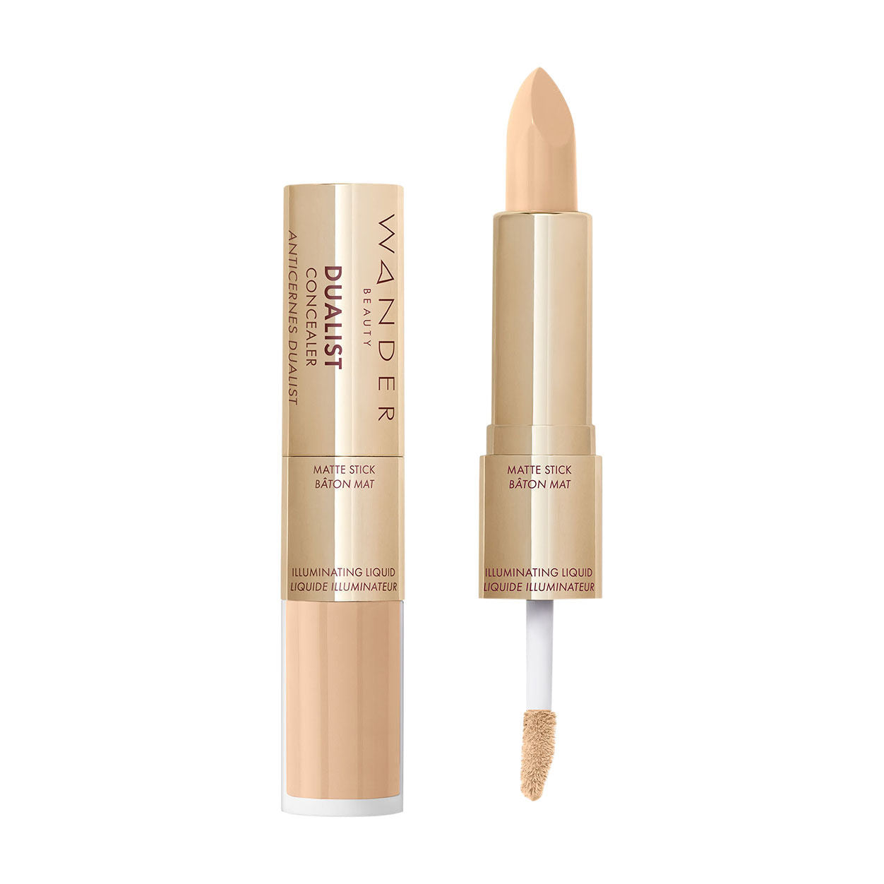Dualist Matte and Illuminating Concealer - Full Coverage Makeup for Dark Circles & Blemishes | Day & Night Wear for Flawless Skin