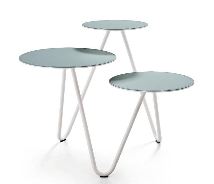 Midj Apelle Trio Side Table - Modern Nesting End Tables Set of 3 for Living Room, Bedroom & Office - Space-Saving Accent Tables with Versatile Styling Options