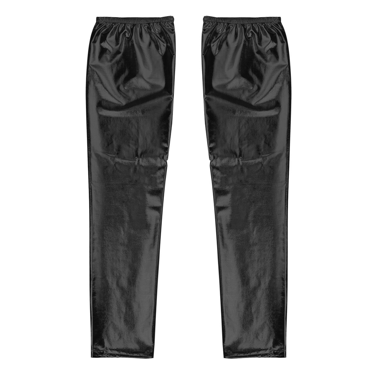 Sexy Wet Look Spandex Thigh High Stockings for Women - Footless Leg Wraps, Stretchy & Comfortable - Perfect for Cosplay, Dance, Halloween & Night Out