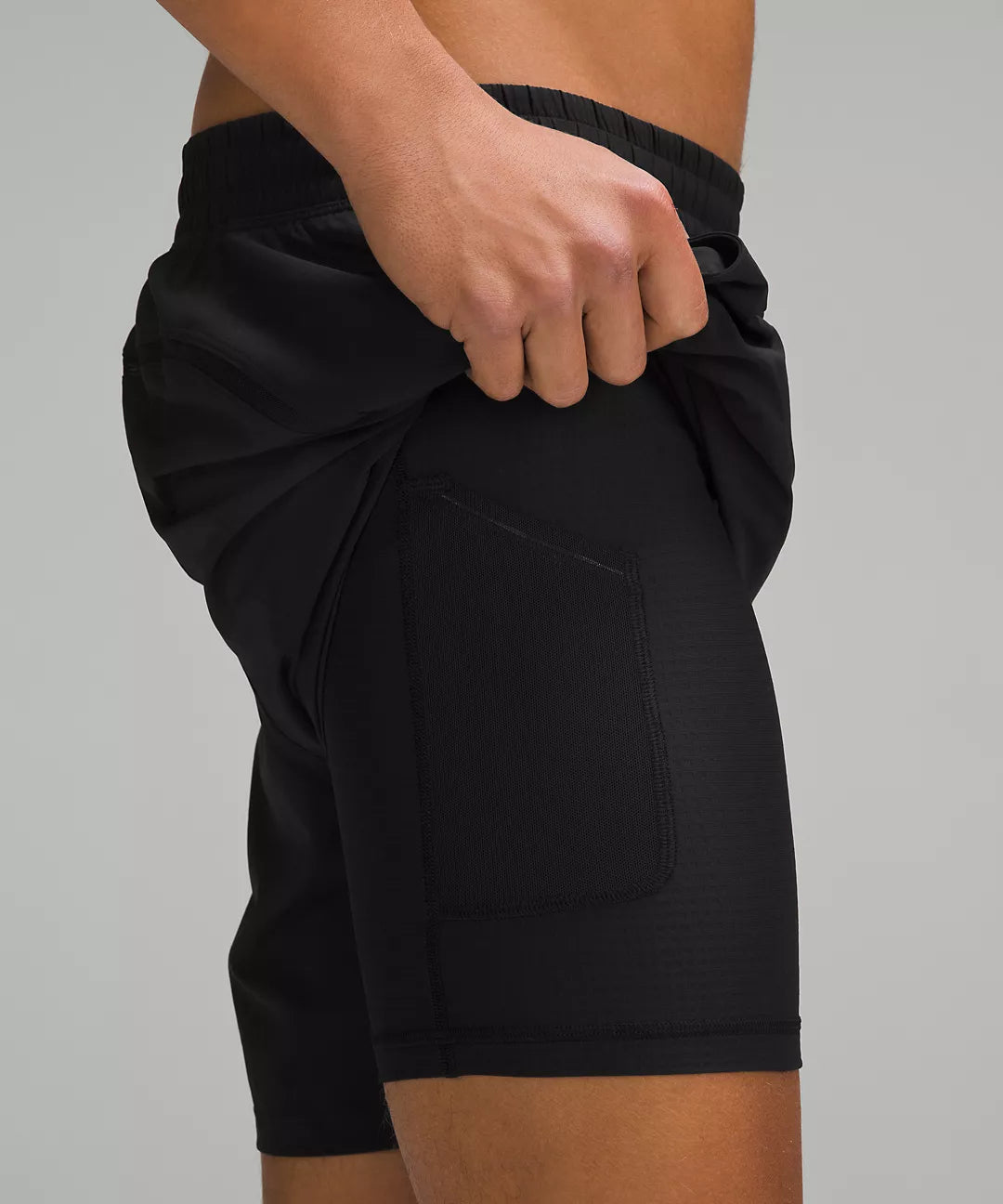 Men’s Pace Breaker Lined Running Shorts 7” - Lightweight Quick-Dry Workout Shorts for Gym, Jogging & Training (Black)