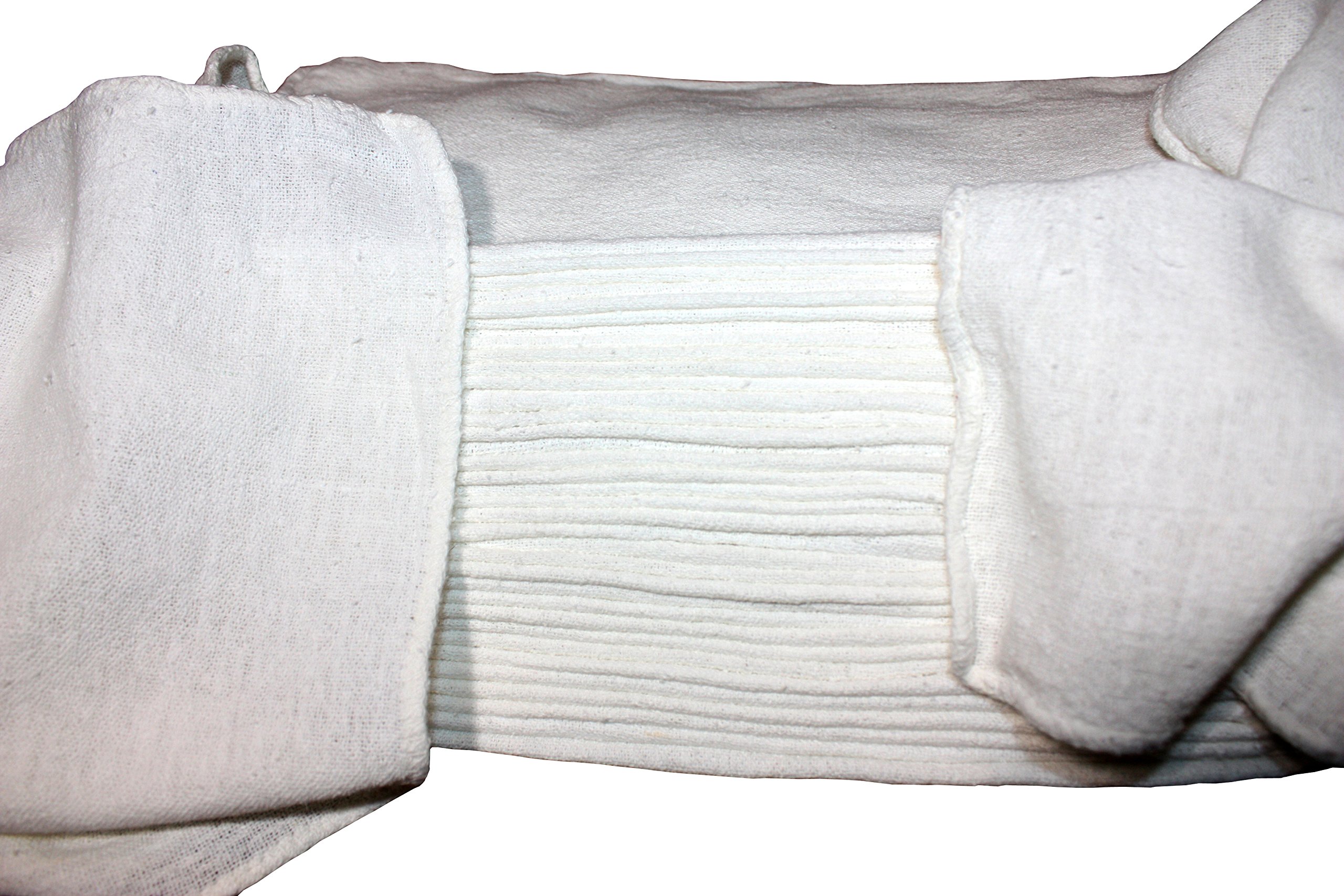 Atlas Towels White Commercial Grade Shop Towels - 13x13 Inch Reusable Washable 100% Cotton Cleaning Cloths (Case of 500) - Heavy Duty Rags for Mechanics, Garages, Workshops & Bars - Ideal for Auto Repair, Industrial Cleaning & Food Service Use