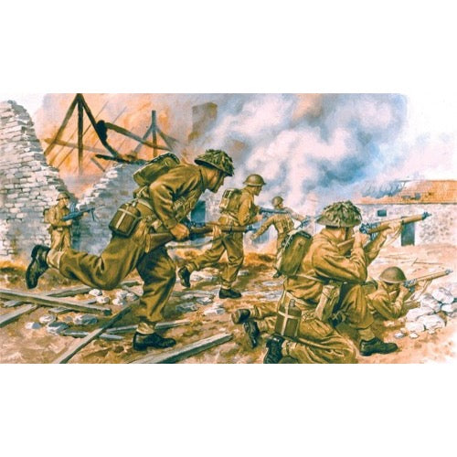 Airfix A02718V 1/32 Scale WWII British Infantry Soldiers Model Kit - Highly Detailed Military Figures for Collectors & Diorama Building | Perfect for Historical Displays & Wargaming Scenes