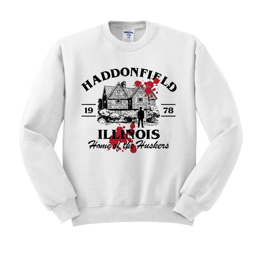 TeesAndTankYou Haddonfield Illinois Huskers Sweatshirt - Unisex Pullover Hoodie for Men & Women | Perfect for Game Day, School Spirit & Casual Wear