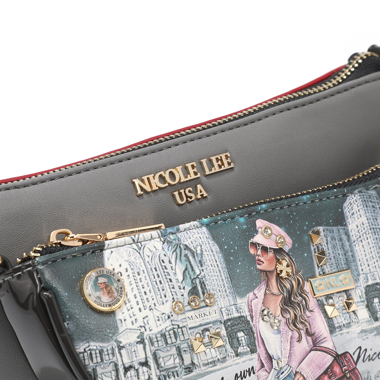 FATIMA 2-Piece Crossbody Bag Set for Women - Stylish Shoulder Purse & Wallet Combo - Perfect for Travel, Shopping, and Everyday Use