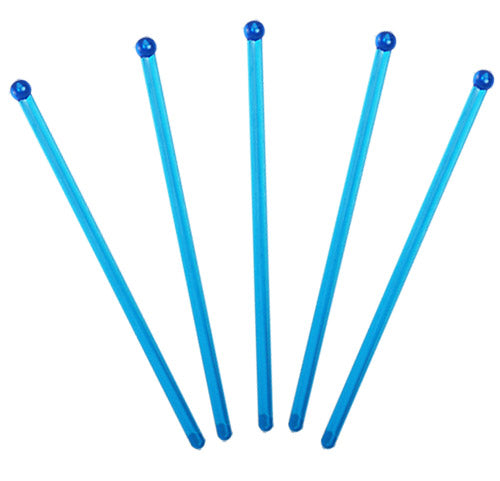 BarConic® Ball Head Stirrers - 6 Vibrant Color Options (Pack of 500) - Perfect for Science Labs, DIY Projects & Classroom Experiments