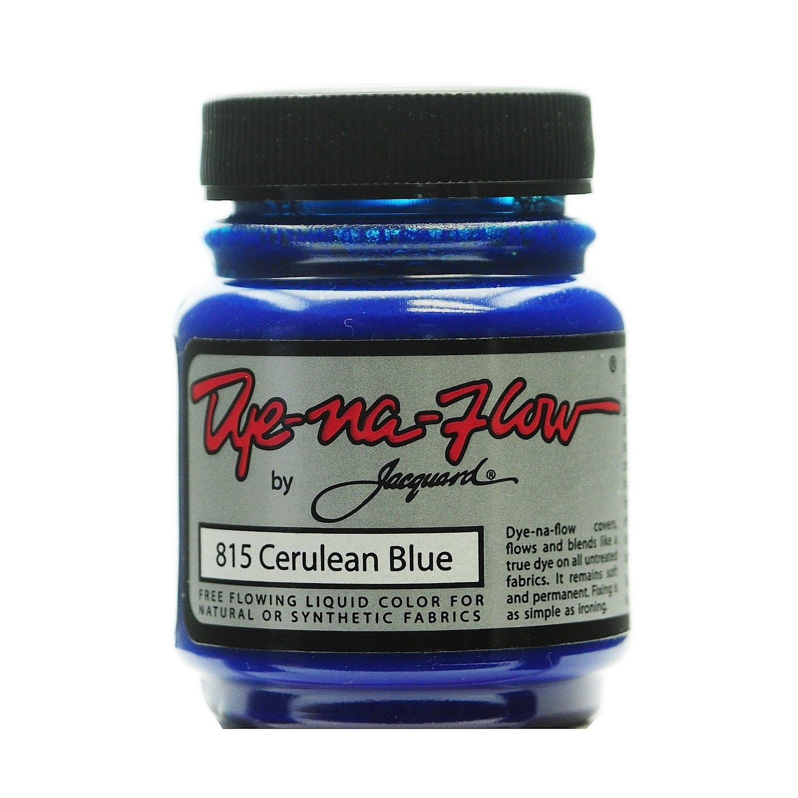 Jacquard Dye-Na-Flow Fabric Paint - Premium Water-Based Textile Paint for DIY, Arts & Crafts, Clothing, Silk, Cotton - Perfect for Tie-Dye, Screen Printing, and Fabric Art Projects