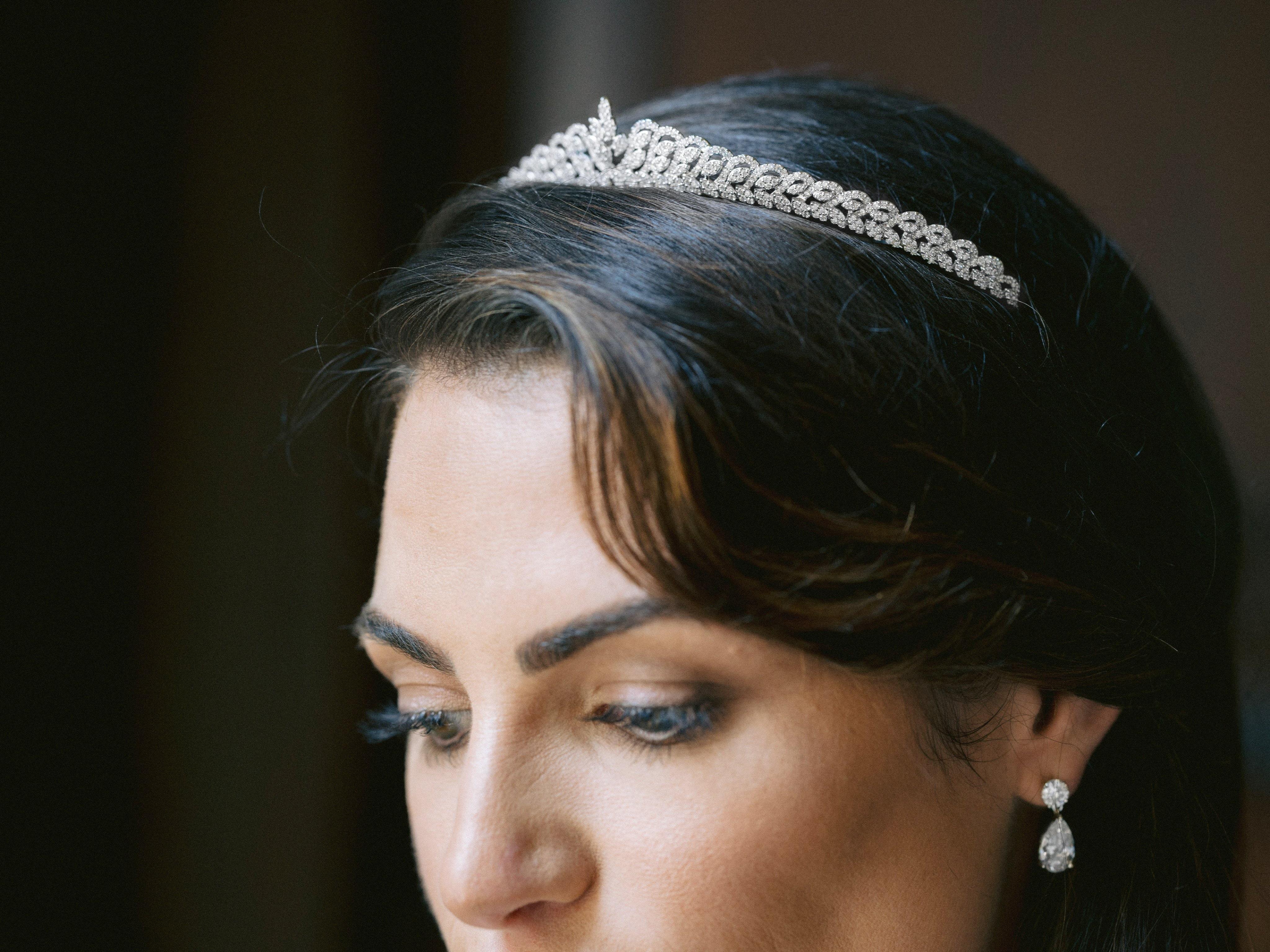 Colette Petite Tiara - Elegant Hair Accessory for Weddings, Prom & Special Occasions | Perfect for Brides & Formal Events