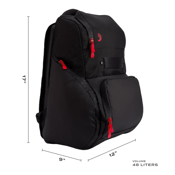 D'Addario Backline Gear Transport Pack Solo - Durable Guitar Case for Musicians | Perfect for Gigging, Travel & Storage