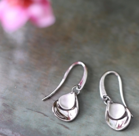Enchanted Petal Drop Earrings for Women - Elegant Floral Dangle Earrings for Wedding, Party & Special Occasions