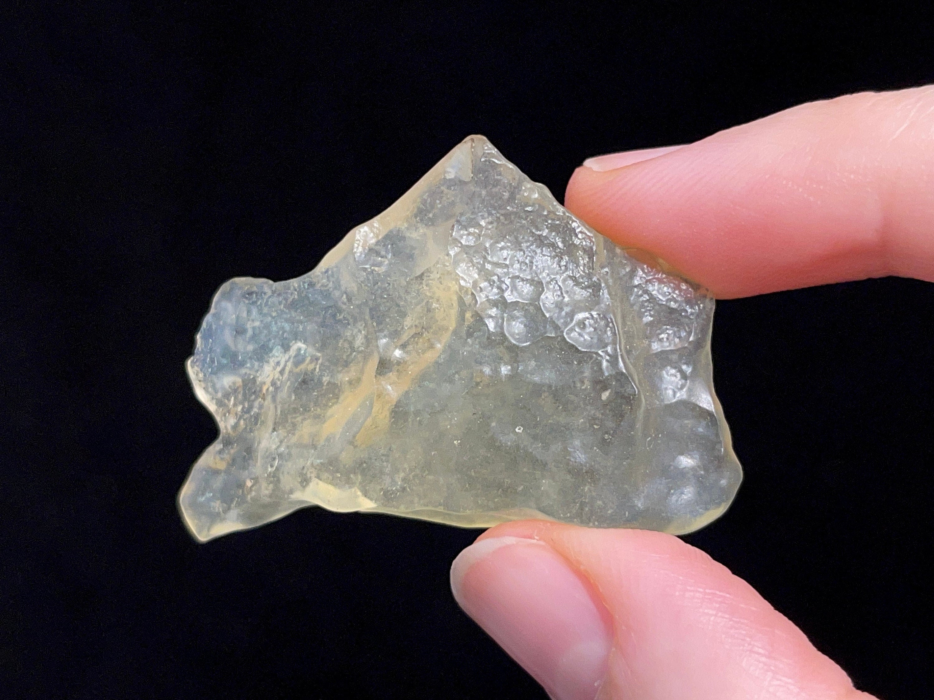 Libyan Desert Glass Raw Crystal - Rare 3A Grade 9.7g Natural Healing Stone for Meditation, Energy Work & Jewelry Making | Metaphysical Crystals Collection