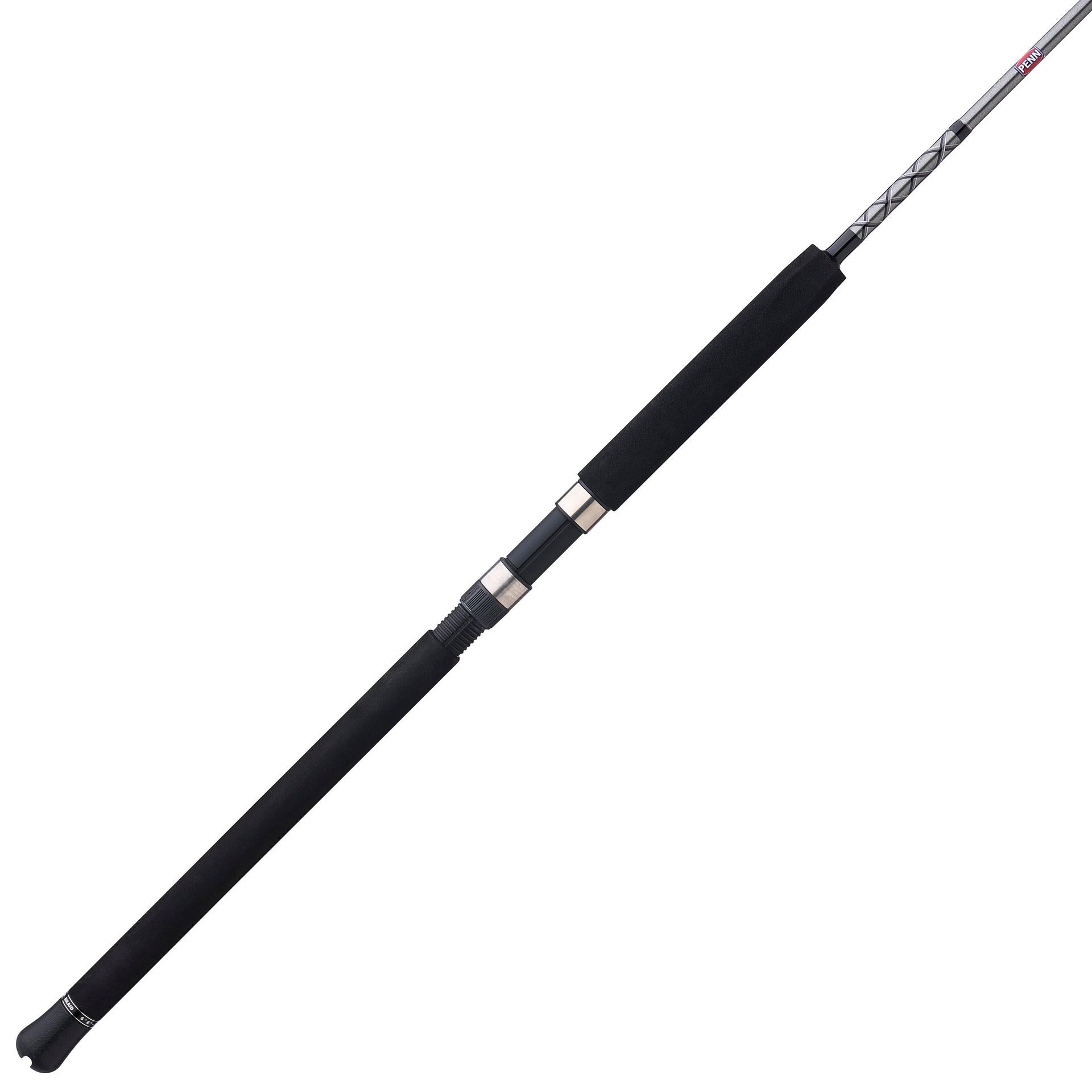 Ally™ II Spinning Boat Fishing Rod - Saltwater & Freshwater Fishing Pole for Offshore & Inshore Angling - Perfect for Trolling, Casting & Bottom Fishing from Boats, Docks & Shorelines