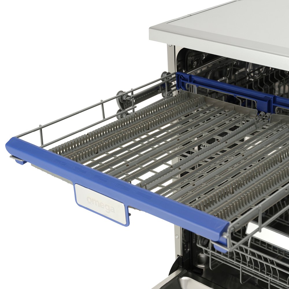 Freestanding Dishwasher 60cm Stainless Steel - Omega ODWF6015X | Energy Efficient, Quiet Operation for Kitchens, Apartments & Small Spaces