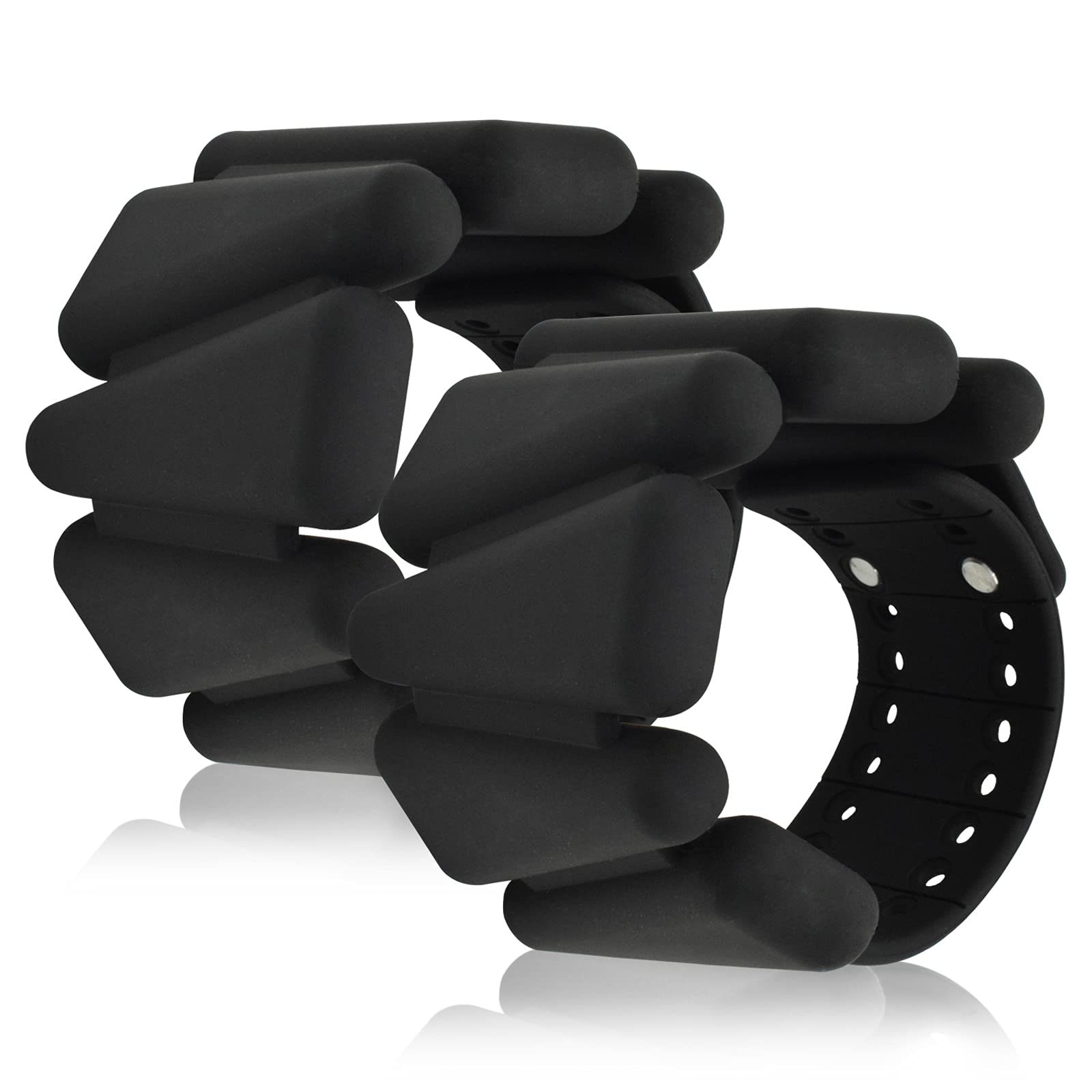 Wulinjoin Adjustable Wrist & Ankle Weights for Women & Men - 1-5lbs Silicone Strength Training Weights for Yoga, Pilates, Aerobic Exercise, Walking & Home Workouts - Perfect for Fitness, Gym & Outdoor Activities