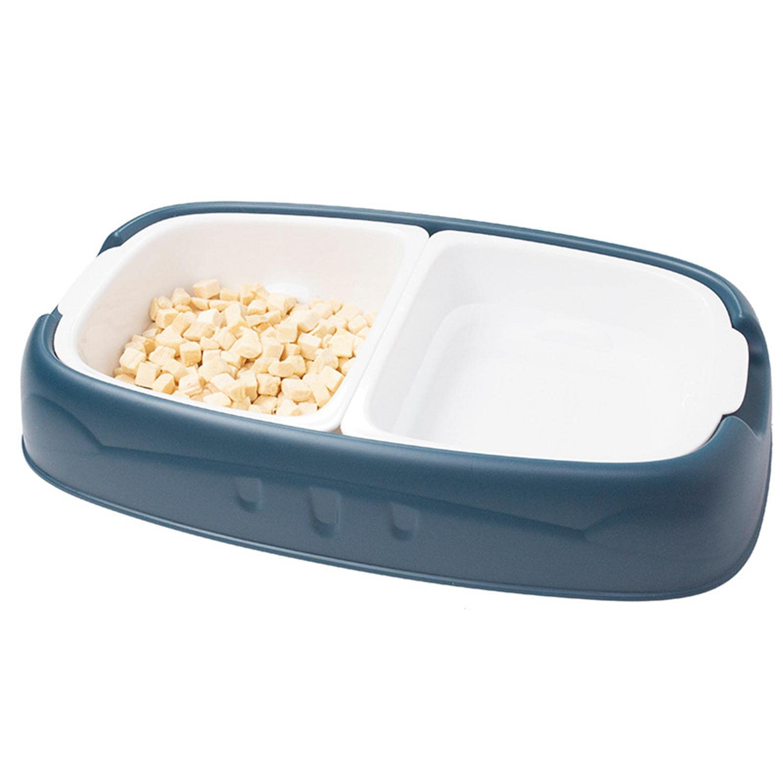 Enakshi Anti-Skid Pet Water and Food Bowl for Dogs and Cats - Durable Puppy Feeder Dispenser with Non-Slip Base - Blue Pet Supplies for Home, Travel, and Outdoor Use