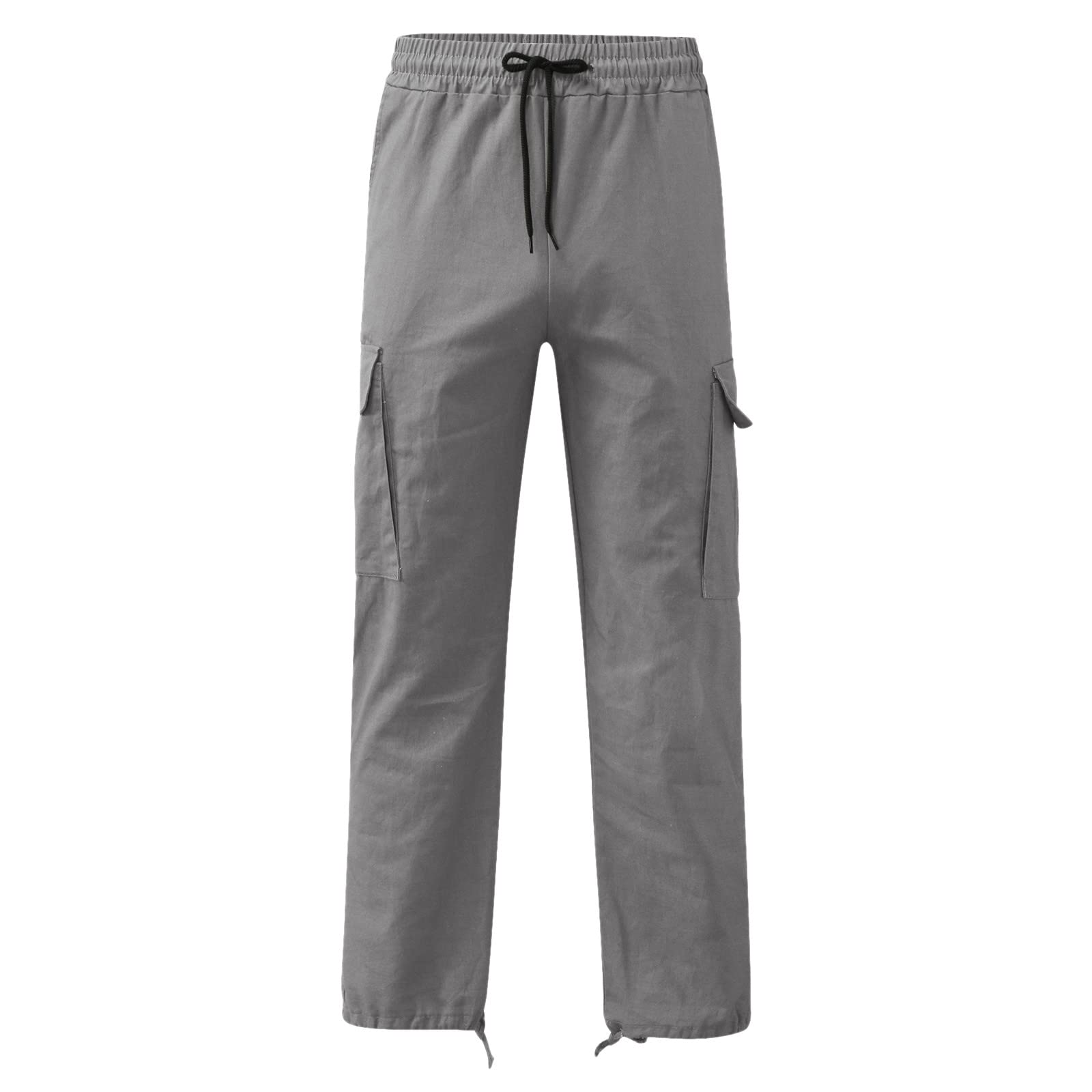 **Men's Cargo Pants - Work & Casual Baggy Joggers, Cotton Loose Straight Sweatpants for Outdoor, Hiking & Everyday Wear**