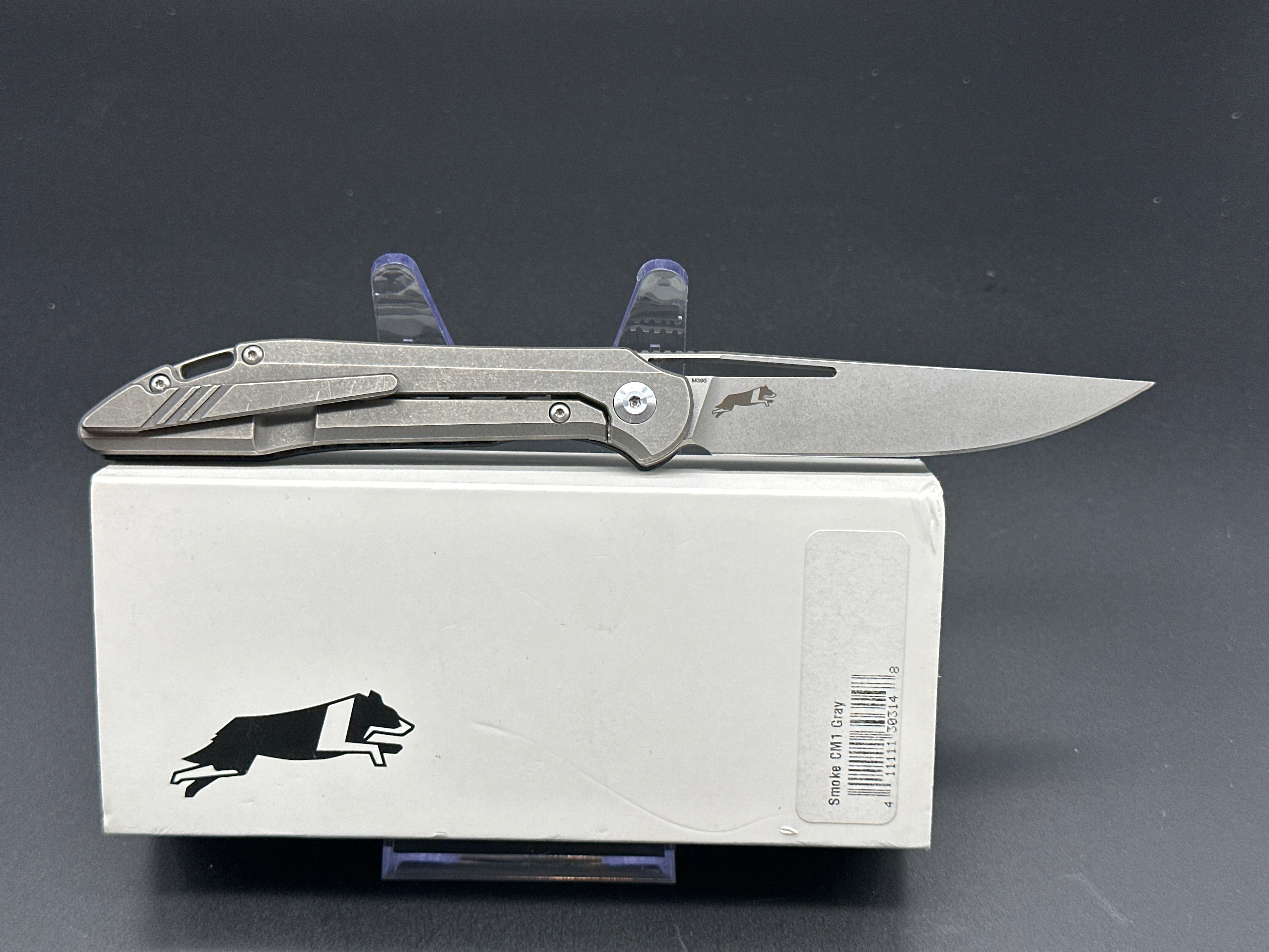 Boos Blades Smoke CM1 Folding Pocket Knife - Premium EDC Knife for Outdoor, Camping & Everyday Carry | Sharp & Durable Stainless Steel Blade