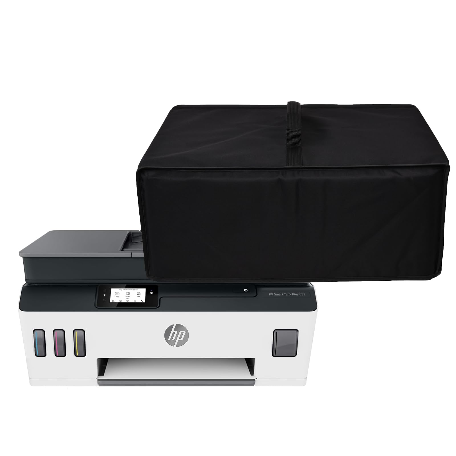 Heavy Duty Anti-Static Printer Cover - Waterproof, Heat-Resistant Dust Protection for HP Smart Tank Plus 651 & ENVY Inspire 7955e Wireless Printers (Black) | Perfect for Home Office & Small Business Use