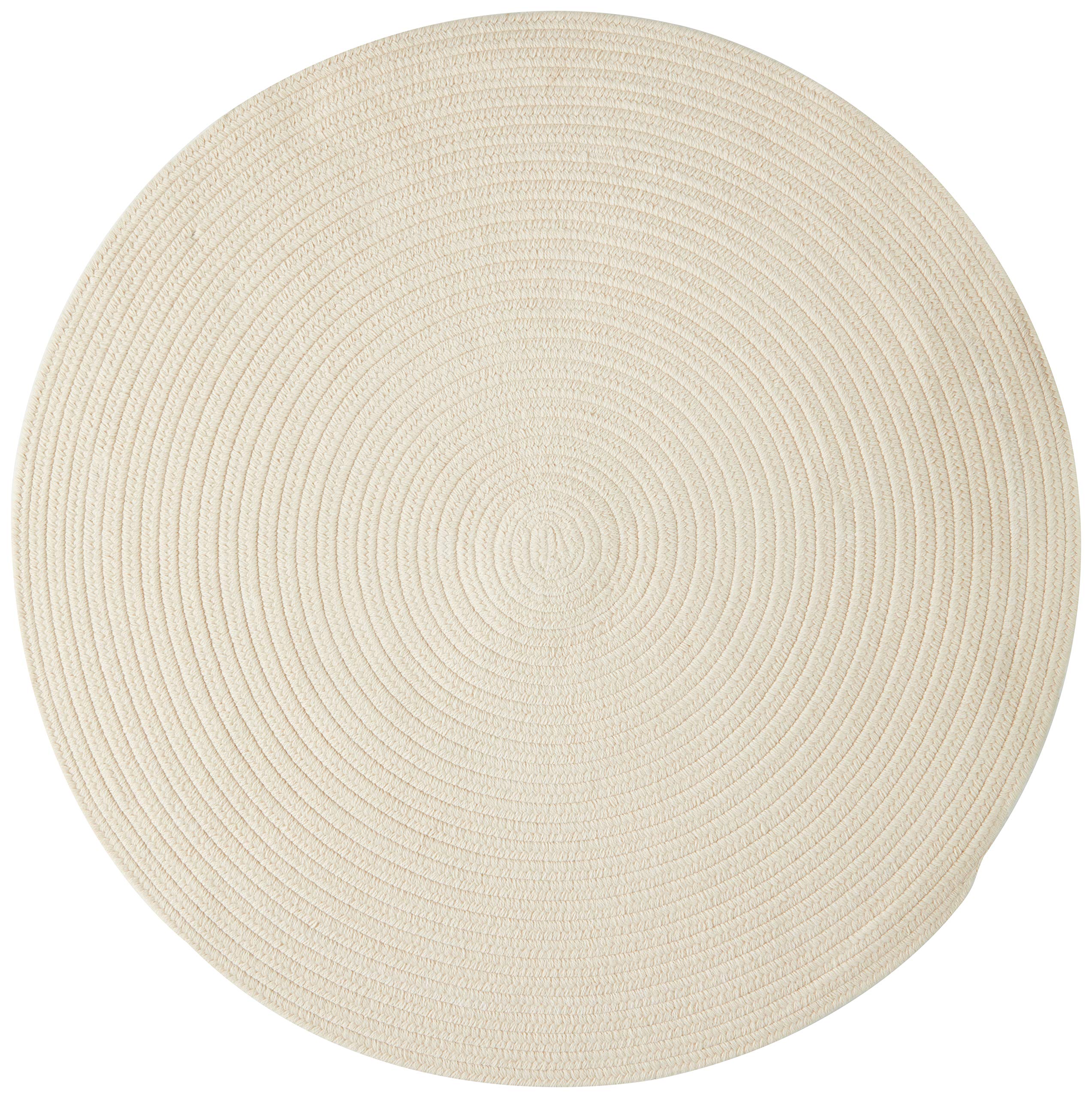 Colonial Mills Bristol 3x3 Natural Jute Area Rug - Handwoven Eco-Friendly Floor Mat for Living Room, Bedroom & Home Decor