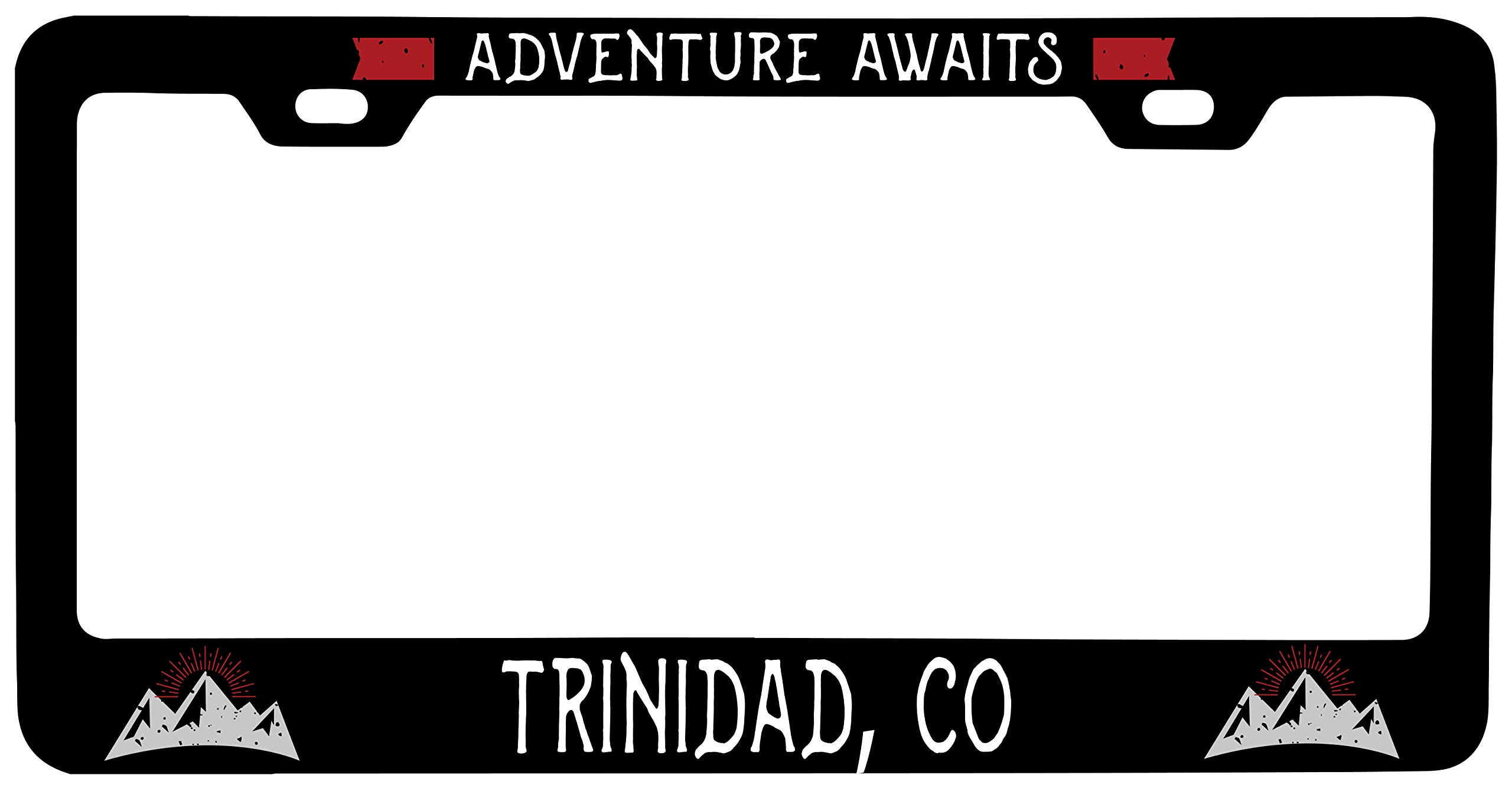 Trinidad Colorado Vanity Metal License Plate Frame - Custom Car Accessories for Personalized Style | Perfect for Gifts, Car Shows & State Pride