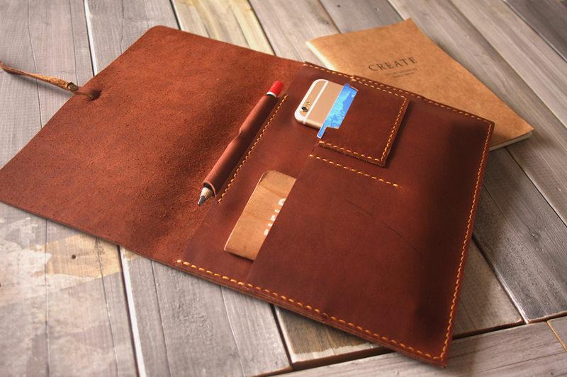 Custom Leather Laptop Sleeve for Microsoft Surface Book - Premium Protective Case for Work, Travel & School | Personalized Engraving Available