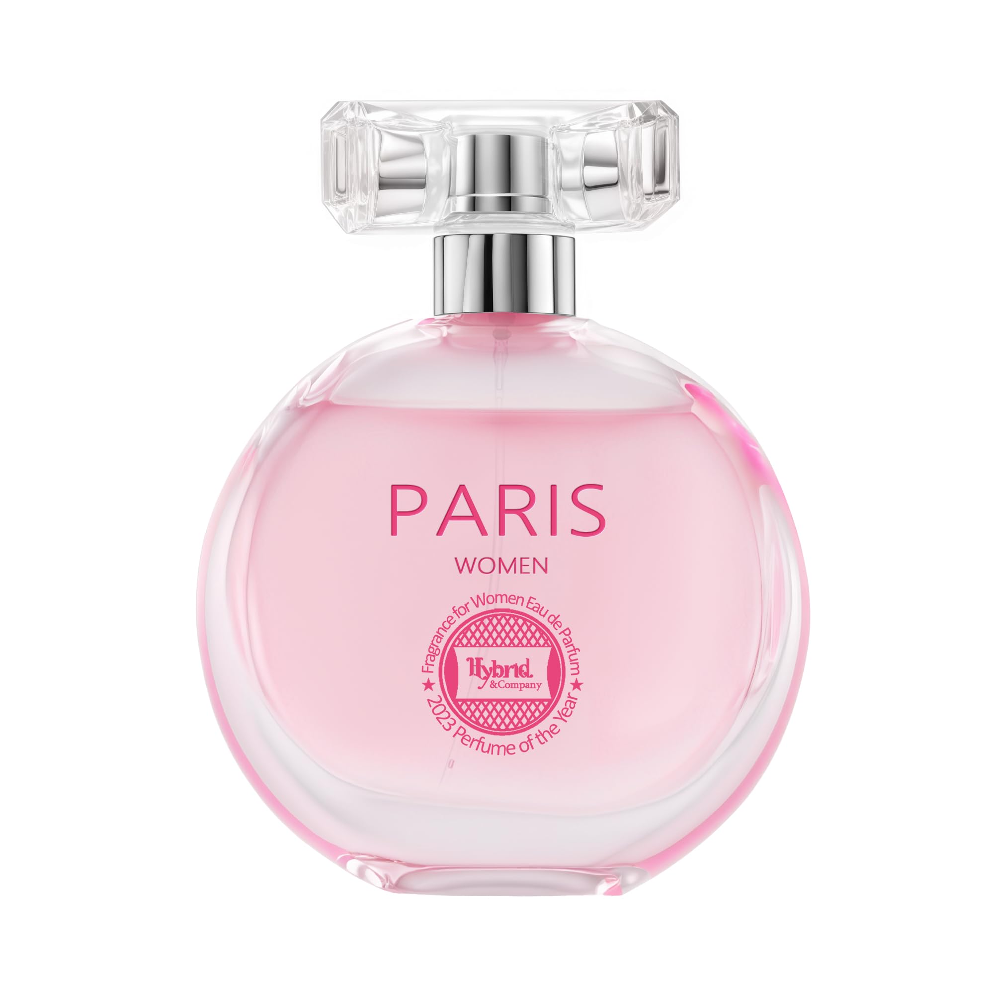 Hybrid & Company Paris Women's Romantic Sensual Perfume Eau de Parfum 3.4 Fl Oz - Long Lasting Floral Fragrance for Date Night, Evening Events & Special Occasions