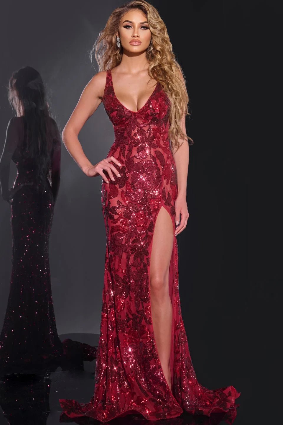 Jovani 40755 Women's Elegant Evening Gown - Perfect for Prom, Wedding, and Formal Events