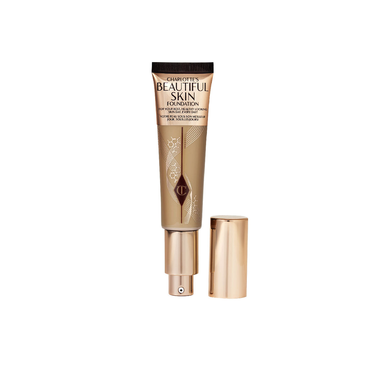 Charlotte's Beautiful Skin Foundation - Flawless Full Coverage Liquid Makeup for All Skin Types | Perfect for Daily Wear, Special Occasions & Photography