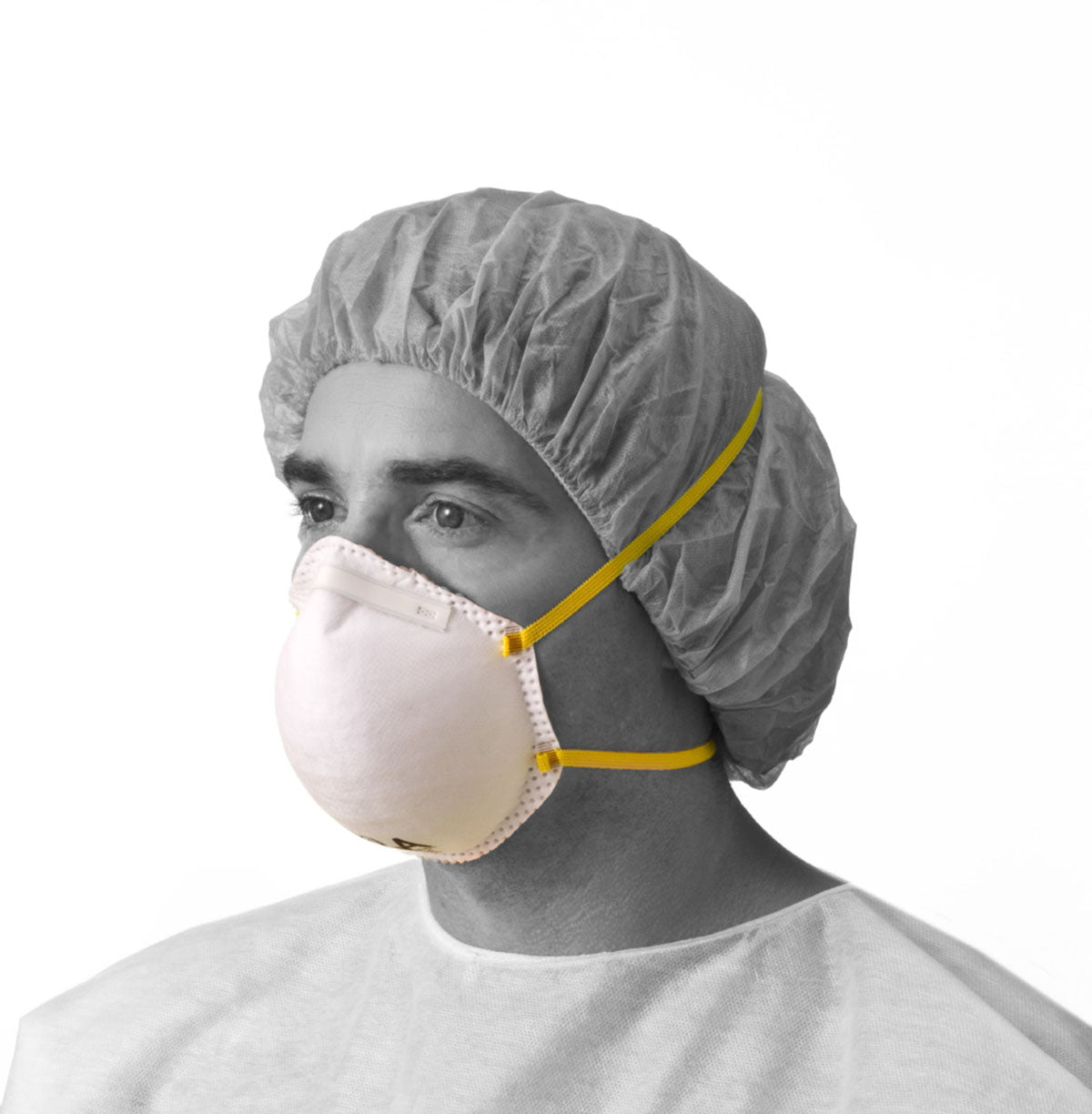 Medline N95 Cone Style Particulate Respirator Mask - NIOSH Certified for Dust, Pollen & Air Pollution Protection - Ideal for Construction, Healthcare & Daily Commuting