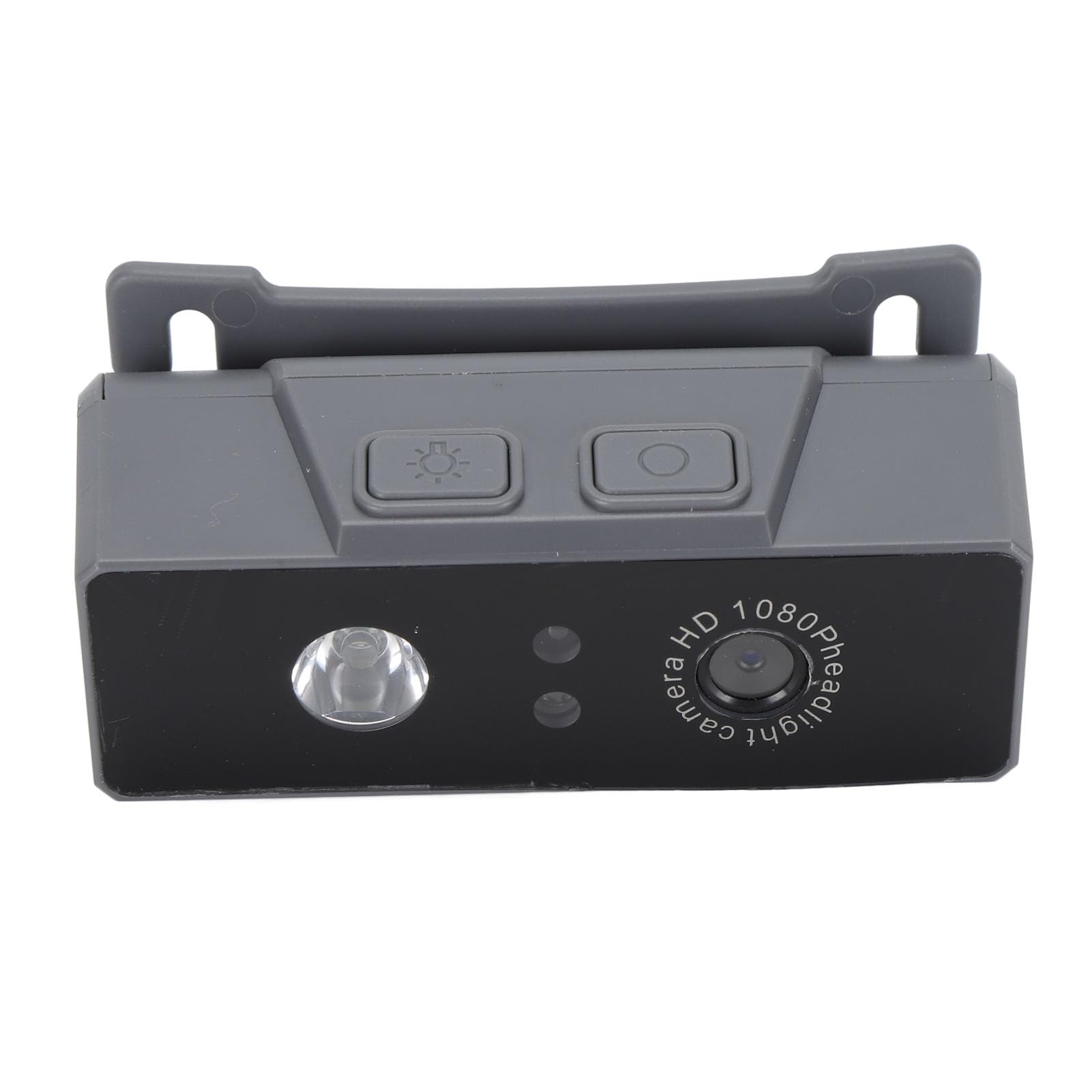 Annadue 1080P Wearable Head Mounted Action Camera with Gesture Control & Adjustable Angle - 1800mAh Battery Sports Camera for Vlogging, Cycling, Skiing, Hiking & Outdoor Adventures (Gray)