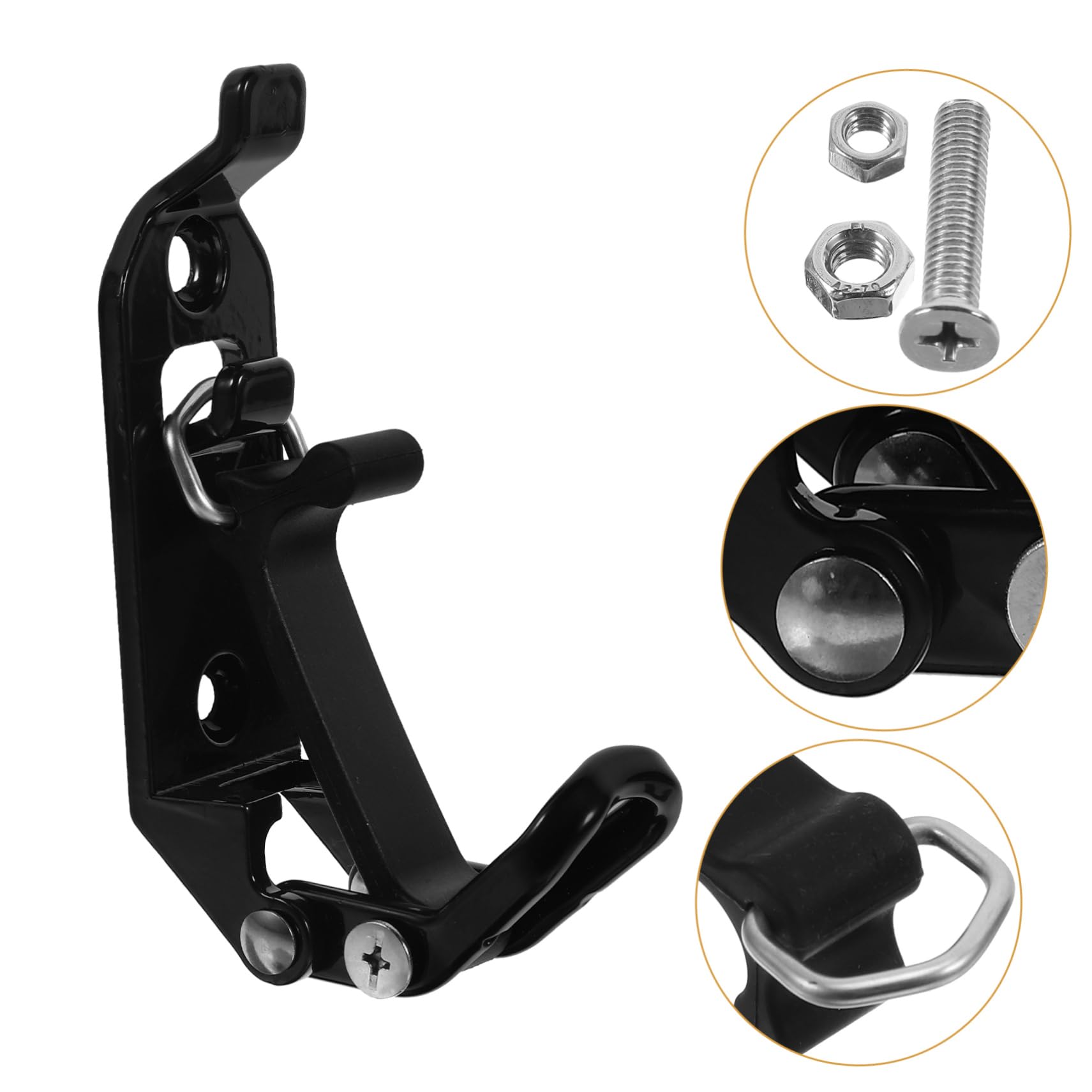 2pcs Folding Hinge Spade Shovel Roof Rack - Zinc Alloy Car Metal Rack for Secure Fastening - Ideal for Off-Road Adventures and Camping Gear Storage