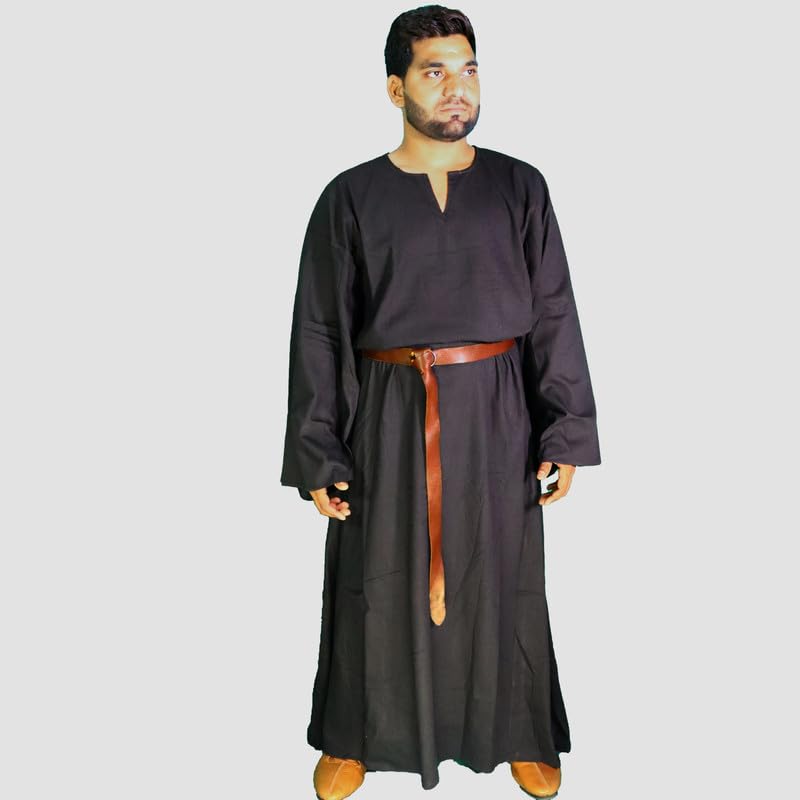 THE MEDIEVALS Men's Celtic Ritual Robe - Authentic Medieval Costume for LARP, Renaissance Fairs & Pagan Ceremonies