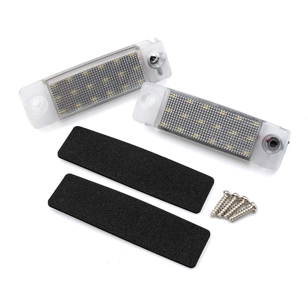 2Pcs LED License Plate Lights for Toyota 4Runner & Sequoia - Super Bright SMD Xenon White, Error-Free, Easy Installation - Perfect for Night Driving & Enhanced Vehicle Appearance