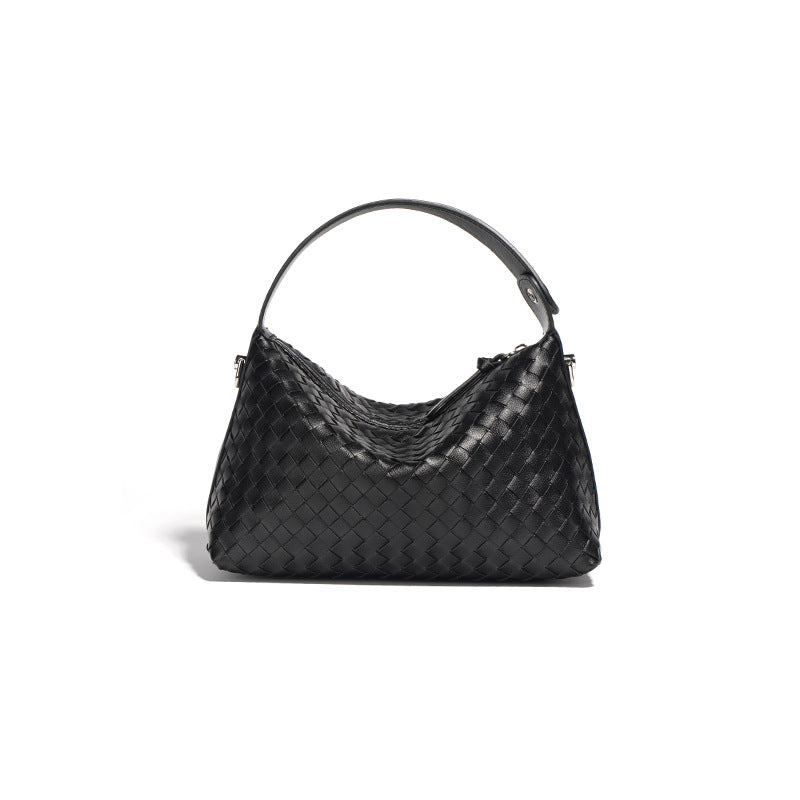 Stylish Woven Everyday Tote Bag for Women - Lightweight & Durable Handbag for Work, Shopping & Beach Outings