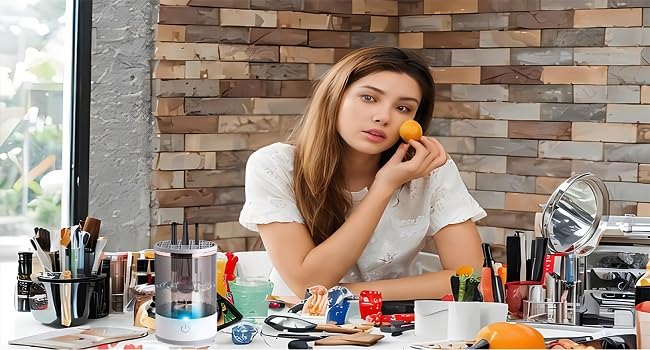 PARON USB Automatic Makeup Brush Cleaner - Electric Cosmetic Brush Cleaner for All Size Beauty Brushes, Deep Cleaning with Auto-Rotating Technology | Perfect for Home & Professional Makeup Artists