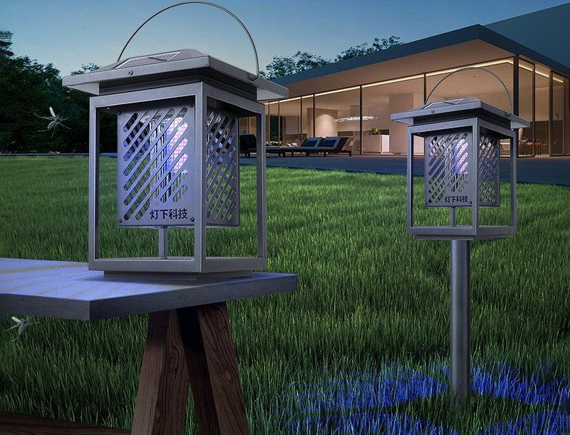 Solar Mosquito Killer Lamp - Rechargeable Bug Zapper for Indoor & Outdoor Use - Eco-Friendly Insect Trap for Patio, Garden, and Camping