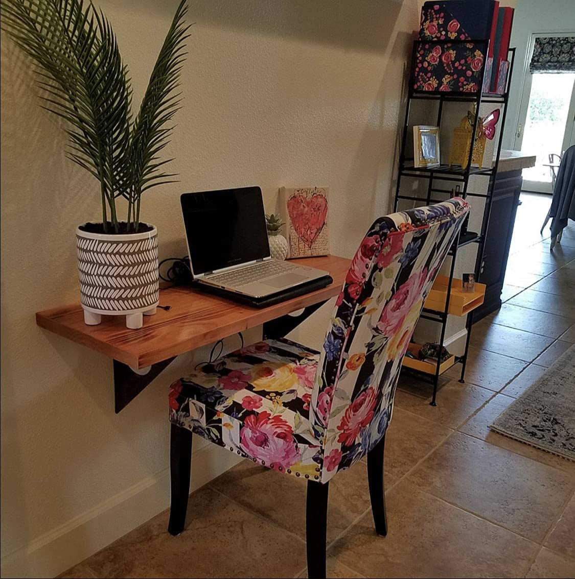 Rustic Wall-Mounted Table - 47