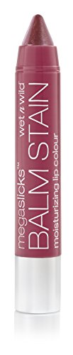 Wet 'n' Wild Mega Slicks Lip Balm Stain - Lady at the Vamp (1 x 15g) | Long-Lasting Hydrating Lip Color | Perfect for Everyday Wear & Night Out Makeup