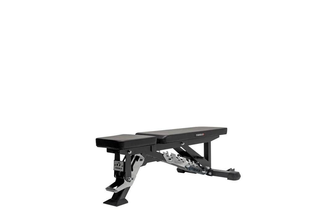 Torque X Adjustable Gym Flat Incline Weight Bench for Home & Commercial Workouts - Strength Training Equipment for Dumbbell Press, Sit-ups & Full Body Exercises