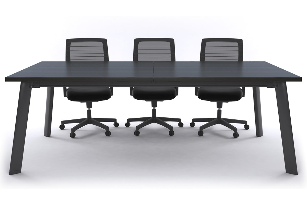 Adjustable Switch Meeting Room Table 2400L x 1200W - Modern Conference Table for Office Meetings & Collaborative Workspaces
