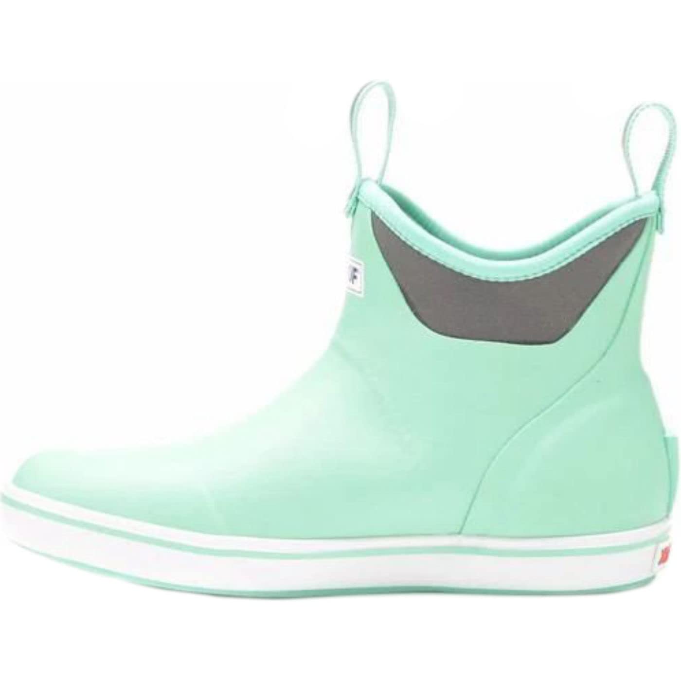Xtratuf Women's 6 Inch Ankle Deck Boot - Waterproof Rubber Fishing Boots for Women, Non-Slip Work Boots - Perfect for Fishing, Boating, Farming & Outdoor Activities
