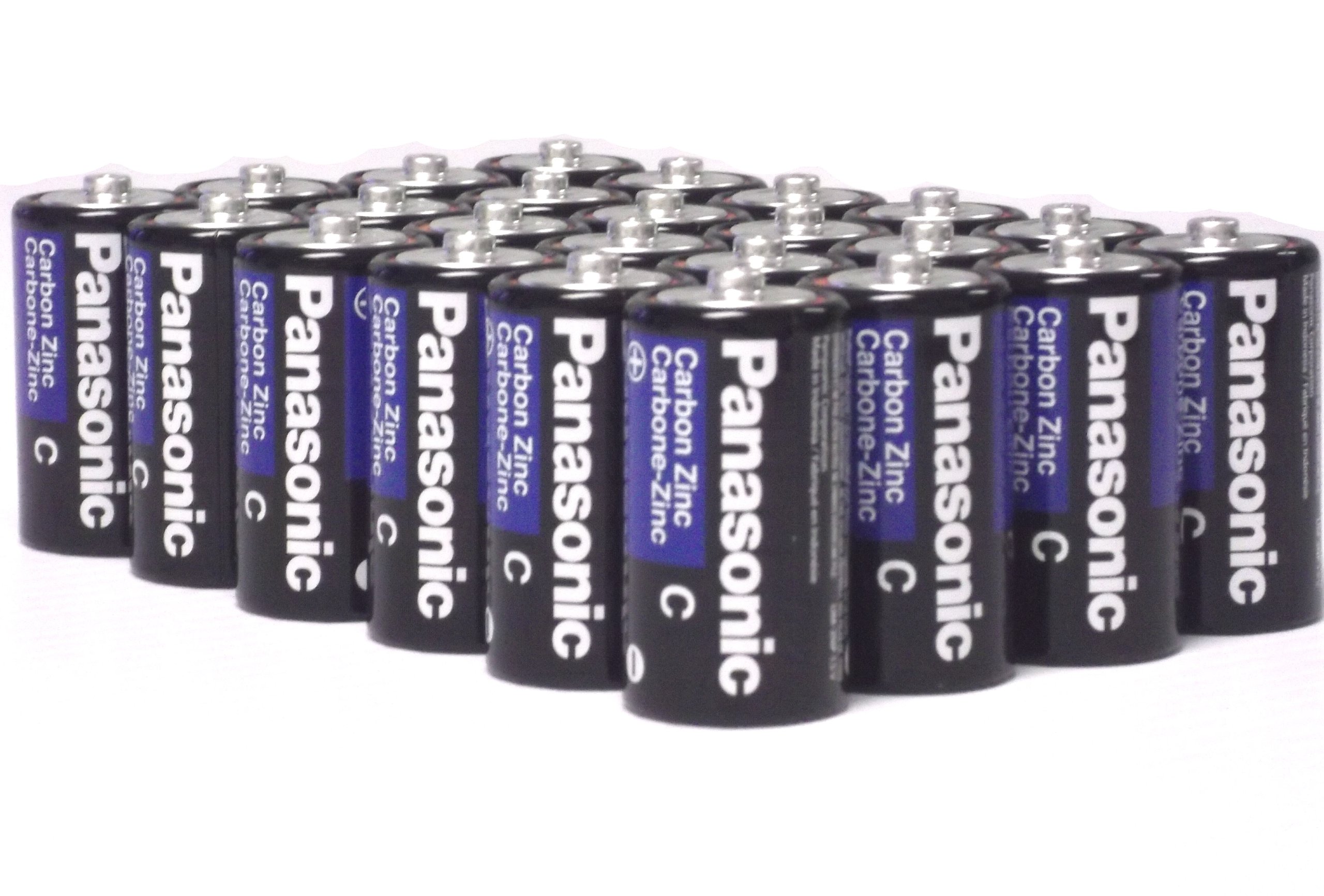 96 Pack Panasonic Super Heavy Duty C Batteries - Long Lasting Power for Flashlights, Toys, Radios & Emergency Kits (Wholesale Bulk)