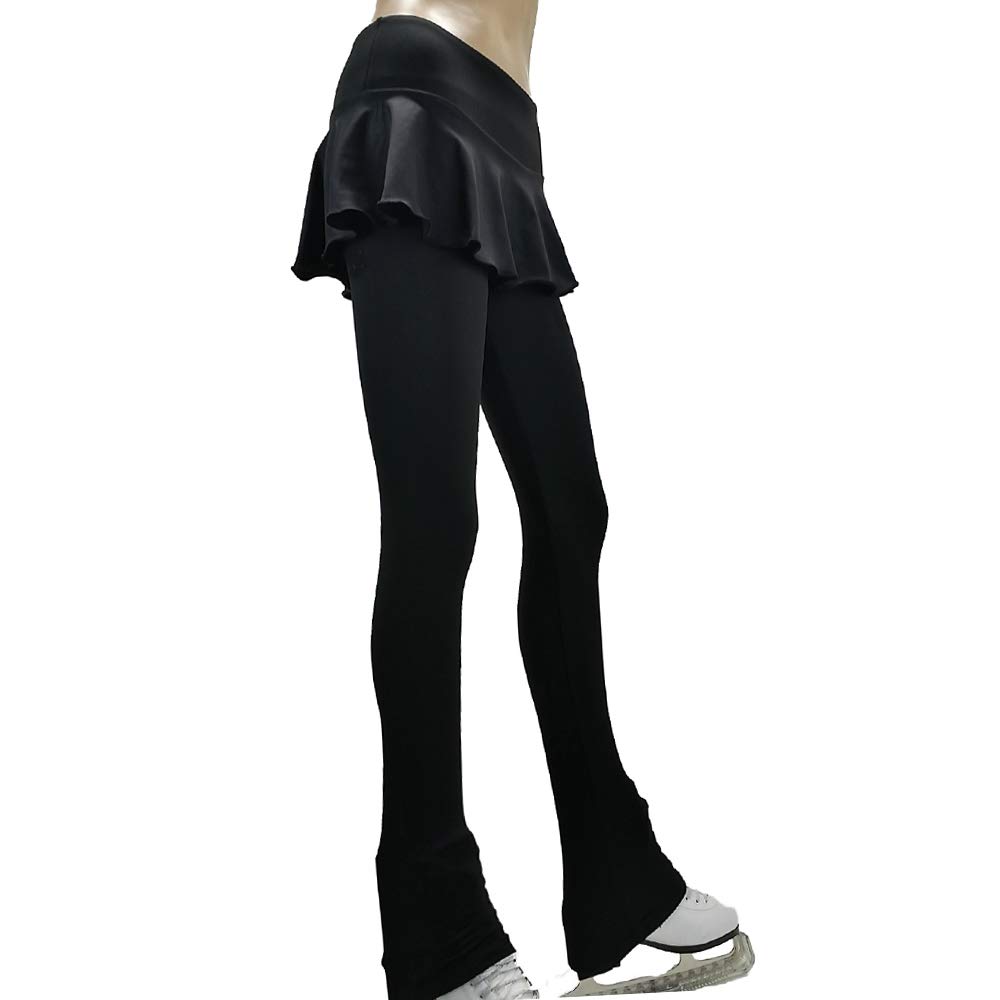 Women's Ice Skating Skirt with Thermal Polartec Lining - Warm & Stretchy Figure Skating Skirtpants for Practice & Performance | Perfect for Ice Rink, Competitions & Winter Sports