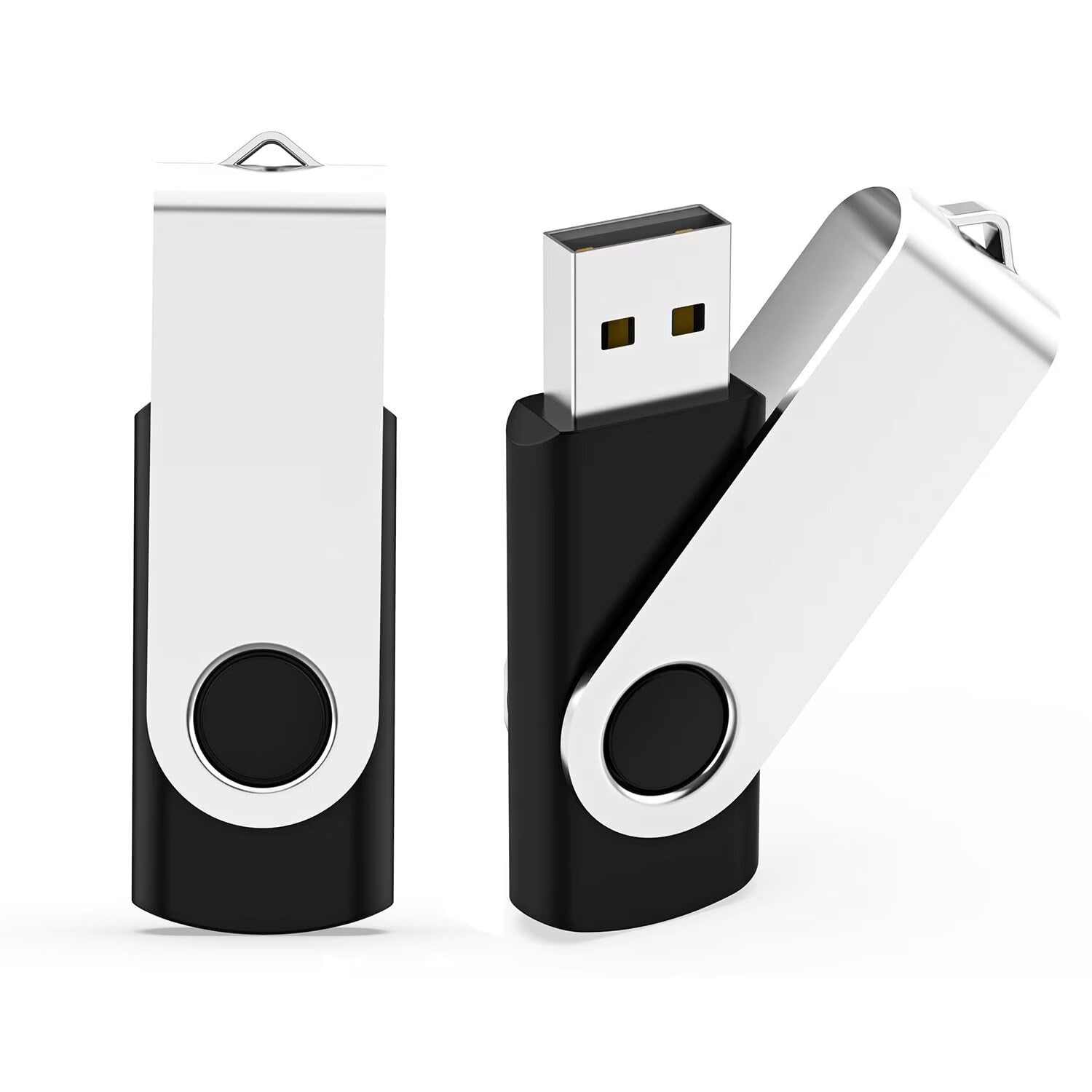 MAKACTUA 32GB USB Flash Drive 10 Pack - High-Speed USB 2.0 Memory Stick with Swivel Design for Data Storage, File Transfer - Perfect for School, Office, Business & Backup Use