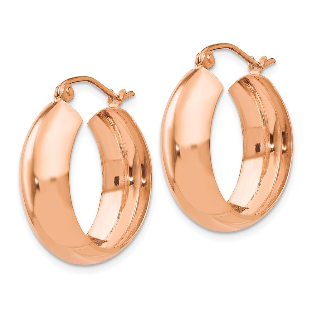14k Rose Gold Hoop Earrings for Women - Dainty & Elegant Jewelry - Perfect for Everyday Wear, Date Nights & Special Occasions