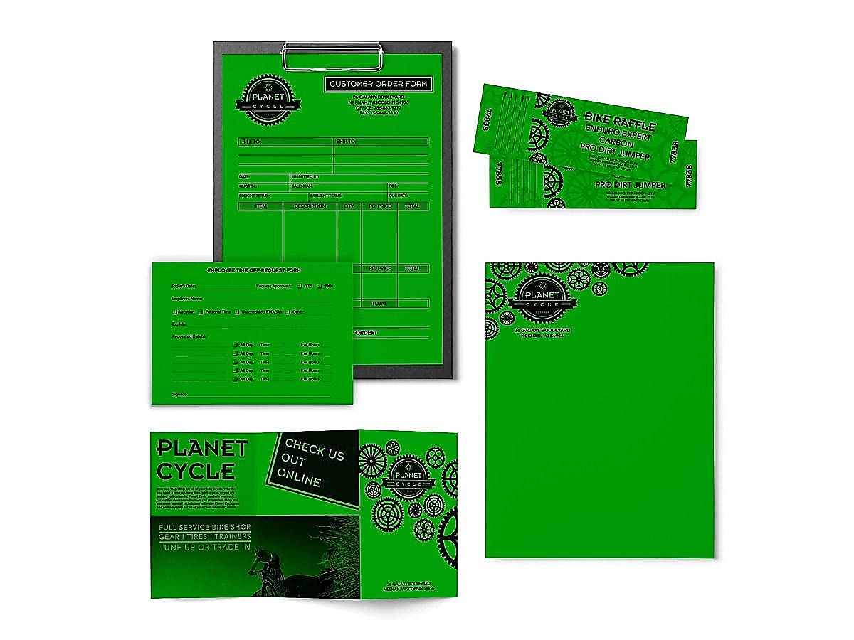 Neenah Paper 22541 Premium 24lb Color Paper - 8.5 x 11 Inches, Gamma Green, 500 Sheets for Office, School, Crafting & Printing Projects